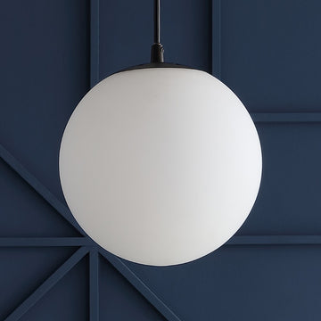 Bleecker 7.75" Metal/Glass Globe LED Pendant